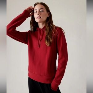 Athleta Retroplush Revive Hoodie Sweatshirt | Clover Berry